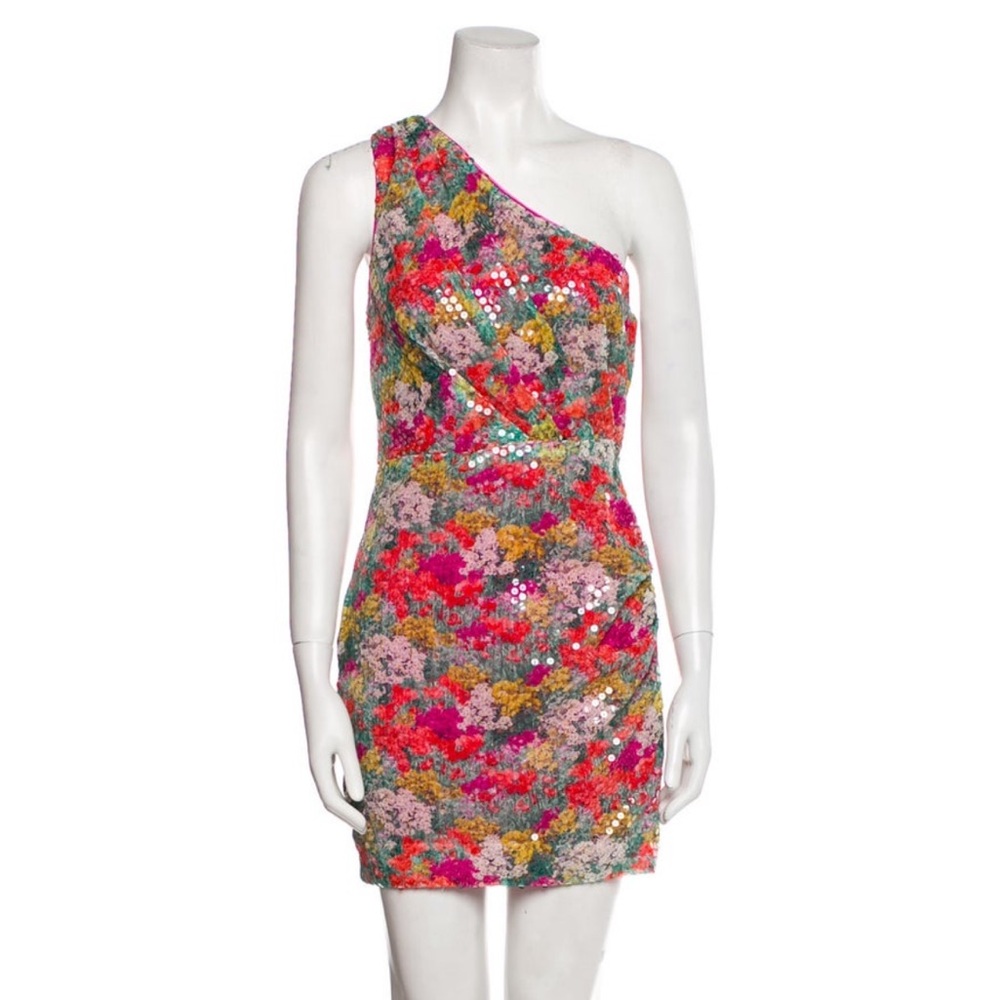 Ramy Brook Multicolor One-Shoulder Dress